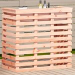 vidaXL Table de bar d'extérieur 113 5x50x103 cm bois massif de douglas
