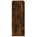 vidaXL Buffet chêne fumé 60x31x84 cm bois d'ingénierie