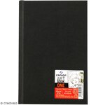 Bloc 100 feuilles croquis ARTBOOK ONE 100g A5 Noir CANSON