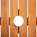 vidaXL Mobilier à dîner de jardin 7 Pièces avec coussins Acacia solide