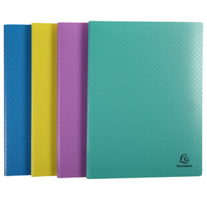 Protège-documents En Polypropylène Rigide Forever Young 60 Vues - A4 - Couleurs Assorties - X 12 - Exacompta