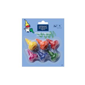 LEFRANC & BOURGEOIS Baby crayons étui de 6 ergonomiques
