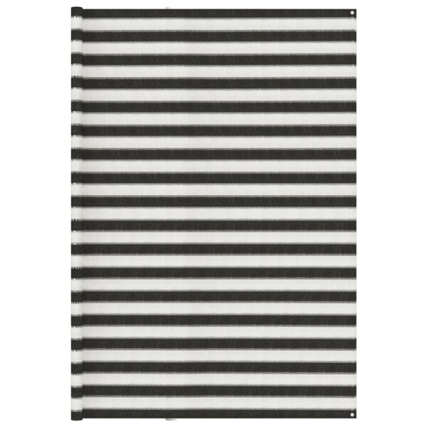vidaXL Tapis de tente 300x600 cm Anthracite et blanc