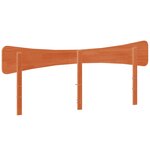 vidaXL Tête de lit cire marron 180 cm bois massif de pin