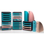 Porte-revues Mag-cube Neo Skandi - Vieux Rose - Exacompta