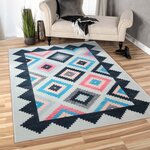 Tapis d'intérieur Berbère 80 x 150 cm - Multicolore