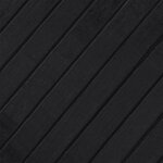 vidaXL Tapis rectangulaire noir 70x300 cm bambou
