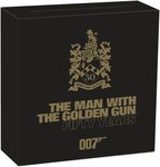 Pièce de monnaie en Argent 1 Dollar g 31.1 (1 oz) Millésime 2024 James Bond 007 JAMES BOND MAN WITH THE GOLDEN GUN