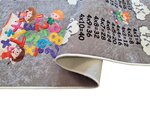 Tapis enfant Table de multiplication 100 x 160 cm - Gris