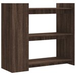 vidaXL Table console chêne marron 100x35x90 cm bois d'ingénierie