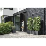 Vivo Next Square 40 Bac à fleurs - Noir Ø 39 x 38 cm - 100  recyclé