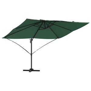 vidaXL Parasol Vert 351 x 250 x 260 cm Polyester et Aluminium