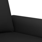 vidaXL Fauteuil Noir 60 cm Velours