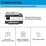 HP OfficeJet Pro 8124e - Imprimante tout-en-un  Jet d'encre couleur avec 3 mois d'Instant Ink inclus avec HP+