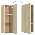 vidaXL Ensemble de meubles TV 5 Pièces Chêne sonoma Bois d'ingénierie