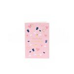 Carte Anniversaire Des Bulles Et Des Bisous - Rose - Draeger paris