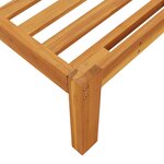 vidaXL Canapés d'angle palette de jardin 2 Pièces bois massif d'acacia