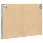 vidaXL Armoire à vitrine gris béton 80x8 5x58 cm bois d'ingénierie