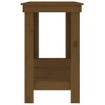 vidaXL Banc de travail Marron miel 140x50x80 cm Bois de pin massif