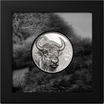Pièce de monnaie en Argent 2000 Torog g 93.3 (3 oz) Millésime 2025 Wild Mongolia BISON