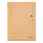 Paquet de 10 chemises à fenêtre SUPER 160g/m2 - 22x31cm Couleurs assorties EXACOMPTA