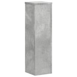 vidaXL Supports pour plantes 2 Pièces gris béton bois d'ingénierie