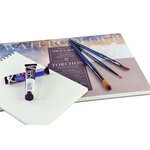 FABRIANO WATERCOLOUR STUDIO-25 x Feuilles  50x70 cm-270 gsm-grain torchon