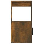 vidaXL Buffet Chêne fumé 80x30x60 cm Bois d'ingénierie