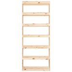 vidaXL Bibliothèque/Séparateur de pièce 80x30x199 5 cm pin massif