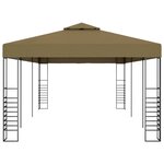 vidaXL Belvédère 6x3x2 7 m Taupe 180 g/m²
