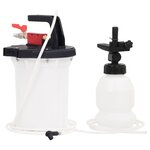 vidaXL Purgeur de frein blanc et noir 3 L