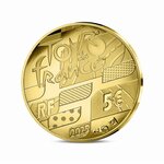 Tour de France 2025 – Carte étape - Monnaie de 5€ 1/2g or