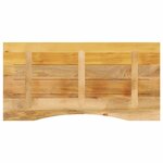 vidaXL Dessus de bureau avec courbe 120x60x2 5 cm manguier massif brut
