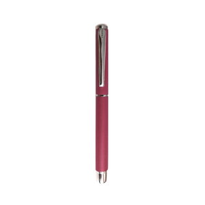 Stylo plume cristo 13 x 1.1 cm - corps métal - pointe iridium - rose