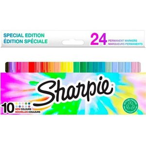 Marqueur permanent FINE blister de 24 SHARPIE