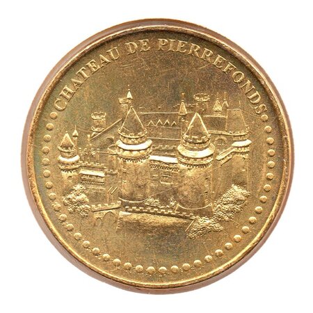 Mini médaille monnaie de paris 2008 - château de pierrefonds