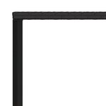 vidaXL Ensemble à manger de jardin coussins 6Pièces noir résine tressée