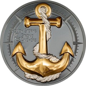Pièce de monnaie en Argent 10 Dollars g 62.2 (2 oz) Millésime 2025 ANCHOR ROUGH STORMS