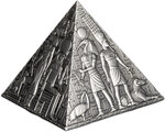 Pièce de monnaie en Argent 1000 Francs g 1000 (1 Kg) Millésime 2023 PYRAMID 3D