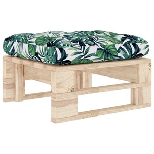 vidaXL Pouf palette de jardin bois de pin imprégné