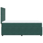 vidaXL Sommier à lattes de lit avec matelas Vert foncé 90x200 cm