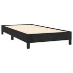 vidaXL Cadre de lit Noir 90x200 cm Velours