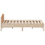 vidaXL Cadre de lit sans matelas 200x200 cm bois massif de pin