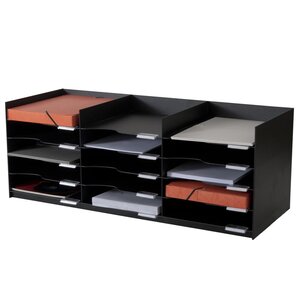 Trieur multicases largeur 90 cm noir