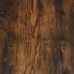 vidaXL Cadre de lit à tiroirs chêne fumé 140x200 cm bois d'ingénierie
