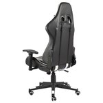 vidaXL Chaise de jeu pivotante Blanc PVC