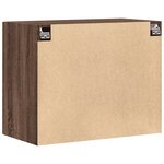 vidaXL Armoire murale chêne marron 80x42 5x64 cm bois d'ingénierie