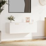 vidaXL Armoire murale Blanc 100x36 5x35 cm Bois d'ingénierie