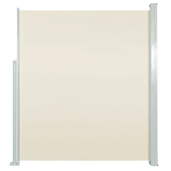 vidaXL Auvent latéral rétractable 140 x 300 cm Blanc cassé