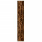vidaXL Buffet haut avec LED chêne fumé 69x32 5x200cm bois d’ingénierie